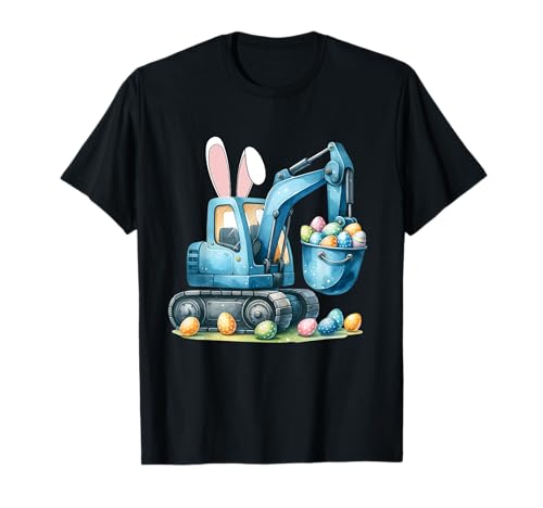 Osterhase Bagger mit Hasenohren Für Ostern für Jungen Kinder T-Shirt von Süße Ostern Designs Für Kinder Osterhase & Hase