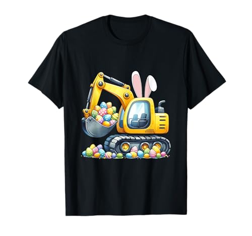 Osterhase Bagger mit Hasenohren Für Ostern für Jungen Kinder T-Shirt von Süße Ostern Designs Für Kinder Osterhase & Hase