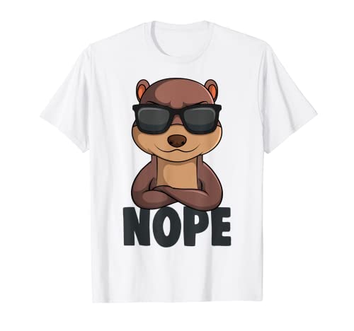 Otter Seeotter Kinder Jungen Damen T-Shirt von Süße Otter Designs & Geschenkideen