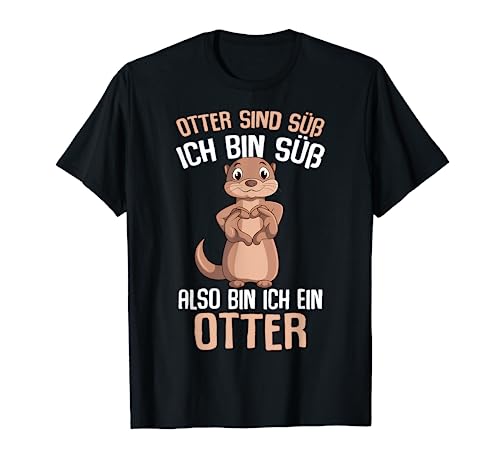 Otter sind süß Seeotter Kinder Damen Mädchen T-Shirt von Süße Otter Designs & Geschenkideen