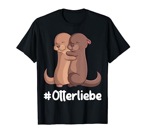 Otterliebe Otter Seeotter Kinder Mädchen Damen T-Shirt von Süße Otter Designs & Geschenkideen