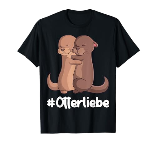 Otterliebe Otter Seeotter Kinder Mädchen Damen T-Shirt von Süße Otter Designs & Geschenkideen
