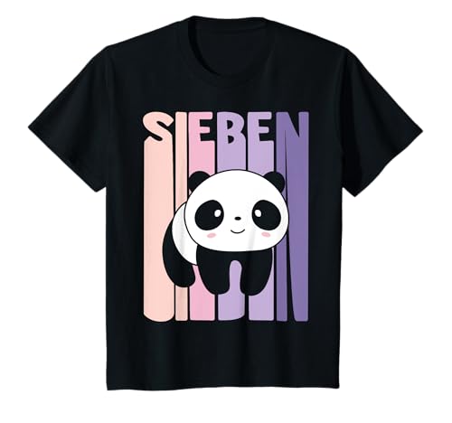 7. Geburtstag Mädchen süßes Panda Pandabär 7 Jahre alt T-Shirt 7. Geburtstag Mädchen süßes Panda Pandabär 7 Jahre alt T-Shirt von Süße Panda Geburtstag Mädchen Designs