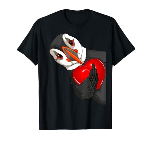 Puffin Papageitaucher Damen Mädchen Kinder T-Shirt von Süße Papageientaucher Liebhaber Geschenke