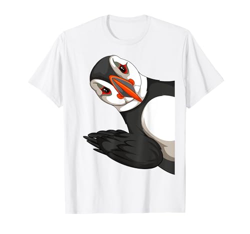Puffin Papageitaucher Kinder Mädchen Damen T-Shirt von Süße Papageientaucher Liebhaber Geschenke