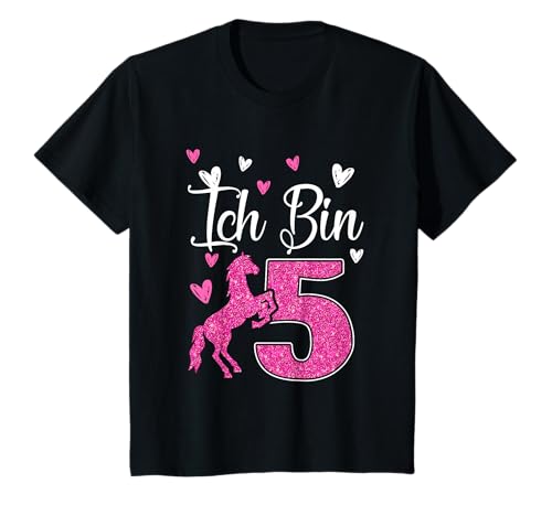 Kinder 5. Geburtstagspferd Geschenk Pferd Mädchen süßes 5 Jahre alt T-Shirt Kinder 5. Geburtstagspferd Geschenk Pferd Mädchen süßes 5 Jahre alt T-Shirt von Süße Pferd Geburtstag Mädchen Geschenkideen