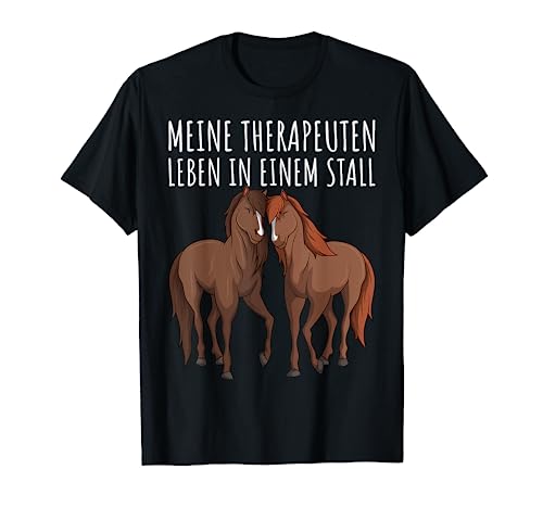 Pferde Damen Mädchen Kinder T-Shirt von Süße Pferdesport & Pferdeliebhaber Geschenke