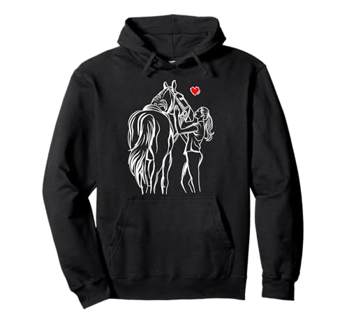 Pferde Mädchen Liebe Reiterin Pferd Liebhaber Pullover Hoodie von Süße Pferdesport & Pferdeliebhaber Geschenke