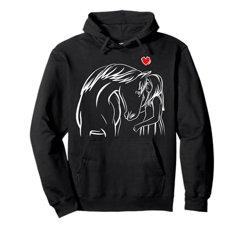 Pferde Mädchen Liebe Reiterin Pferd Liebhaberin Pullover Hoodie von Süße Pferdesport & Pferdeliebhaber Geschenke