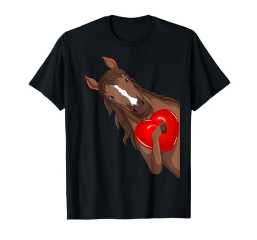 Pferde Mädchen Reiterin Pferd Reiten Damen T-Shirt von Süße Pferdesport & Pferdeliebhaber Geschenke