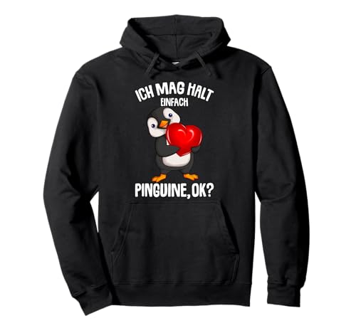 Ich mag halt Pinguine Kinder Damen Mädchen Penguin Pullover Hoodie von Süße Pinguin Liebhaber Geschenke