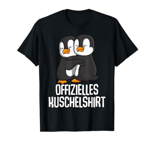 Offizielles Kuschelshirt Pinguin Kinder Damen Herren Penguin T-Shirt von Süße Pinguin Liebhaber Geschenke