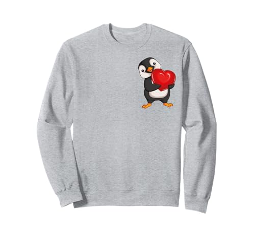 Pinguin Damen Mädchen Kinder Penguin Sweatshirt von Süße Pinguin Liebhaber Geschenke