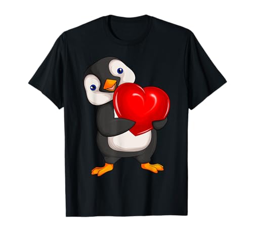 Pinguin Damen Mädchen Kinder Penguin T-Shirt von Süße Pinguin Liebhaber Geschenke