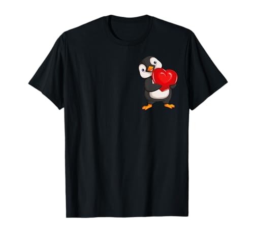 Pinguin Damen Mädchen Kinder Penguin T-Shirt von Süße Pinguin Liebhaber Geschenke