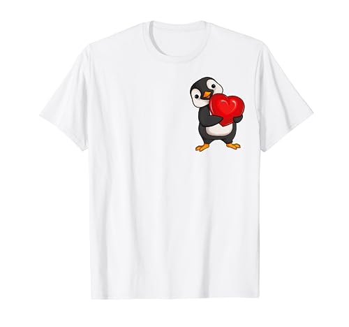 Pinguin Damen Mädchen Kinder Penguin T-Shirt von Süße Pinguin Liebhaber Geschenke