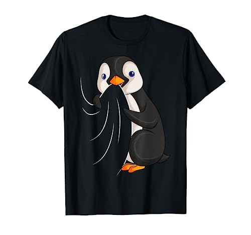 Pinguin Liebhaber Penguin Kinder Damen Mädchen T-Shirt von Süße Pinguin Liebhaber Geschenke