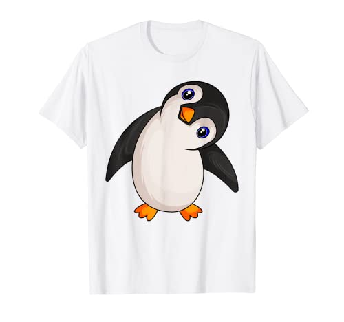 Pinguin Liebhaber Penguin Mädchen Kinder Damen T-Shirt von Süße Pinguin Liebhaber Geschenke
