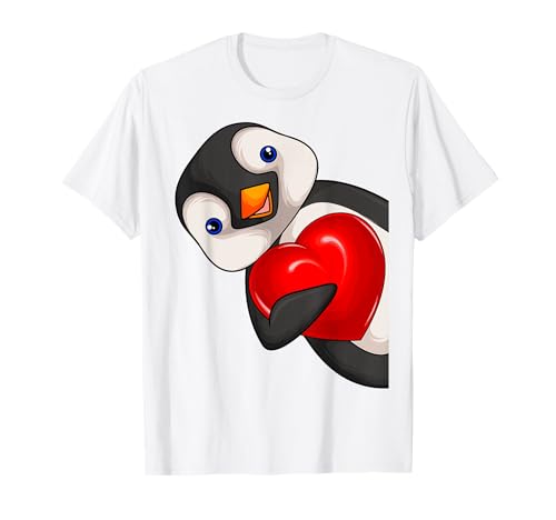 Pinguin Mädchen Damen Kinder Penguin T-Shirt von Süße Pinguin Liebhaber Geschenke