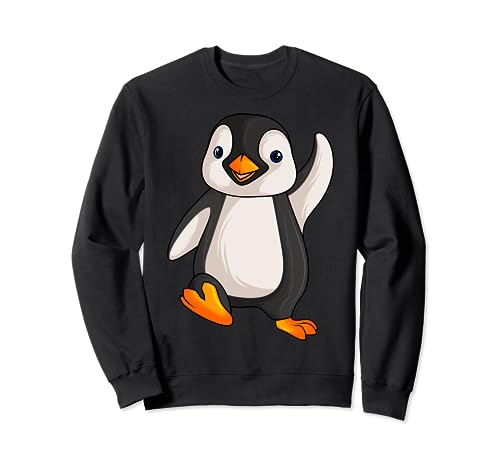 Pinguin Mädchen Jungen Damen Kinder Penguin Sweatshirt von Süße Pinguin Liebhaber Geschenke