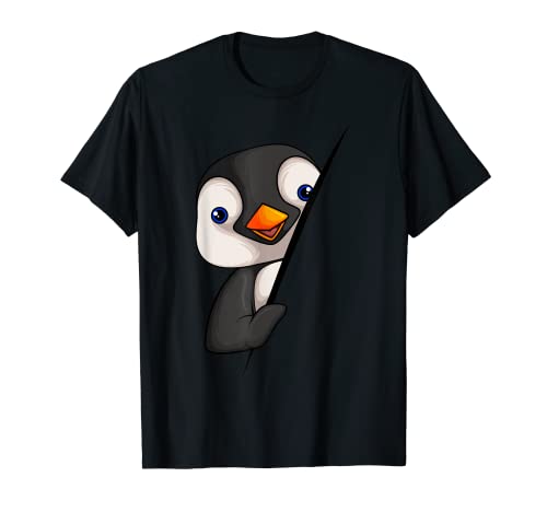 Pinguin Mädchen Jungen Kinder Damen Penguin T-Shirt von Süße Pinguin Liebhaber Geschenke