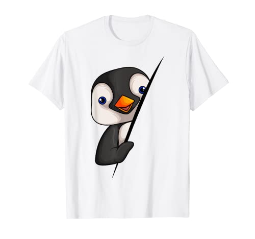 Pinguin Mädchen Jungen Kinder Damen Penguin T-Shirt von Süße Pinguin Liebhaber Geschenke