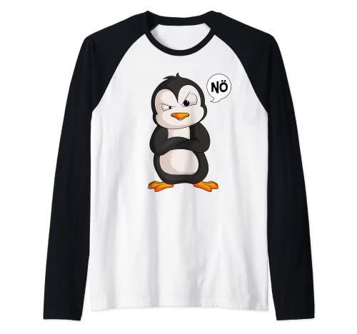 Pinguin Nö Kinder Mädchen Jungen Penguin Raglan von Süße Pinguin Liebhaber Geschenke