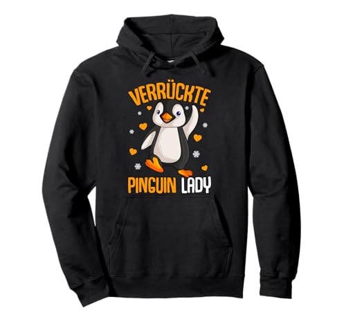 Verrückte Pinguin Lady Penguin Damen Pullover Hoodie von Süße Pinguin Liebhaber Geschenke