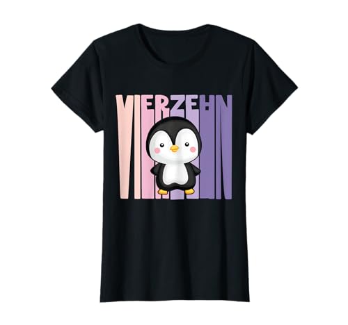 14. Geburtstag Mädchen süßes Pinguin 14 Jahre alt T-Shirt 14. Geburtstag Mädchen süßes Pinguin 14 Jahre alt T-Shirt von Süße Pinguin Mädchen Geburtstag Designs
