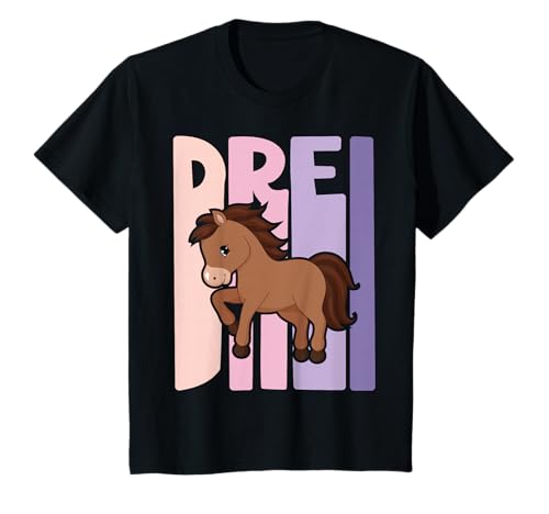 3. Geburtstag Mädchen süßes Pony Reiterin 3 Jahre alt T-Shirt 3. Geburtstag Mädchen süßes Pony Reiterin 3 Jahre alt T-Shirt von Süße Pony Reiterin Mädchen Geburtstag Designs