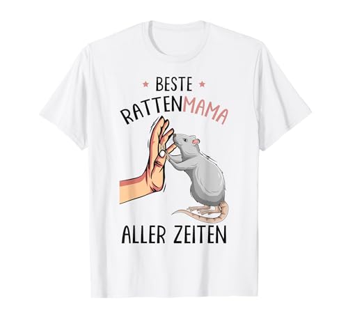 Ratten Mama Hausratten Ratte Damen T-Shirt Ratten Mama Hausratten Ratte Damen T-Shirt von Süße Ratten & Haustier Geschenke