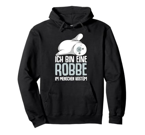 Robbe Seehund Seelöwe Robben Mädchen Jungen Kinder Pullover Hoodie von Süße Robbe Geschenkideen