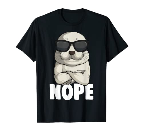 Robbe Seelöwe Seehund Kinder Damen Mädchen Jungen Robben T-Shirt von Süße Robbe Geschenkideen