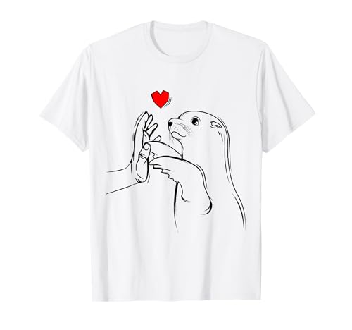 Robbe Seelöwe Seehund Robben Kinder Damen Mädchen T-Shirt von Süße Robbe Geschenkideen