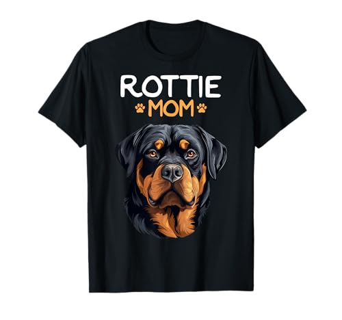 Rottweiler Mama Hunde Rottie Mom Frauchen Damen T-Shirt von Süße Rottweiler Hund Geschenke