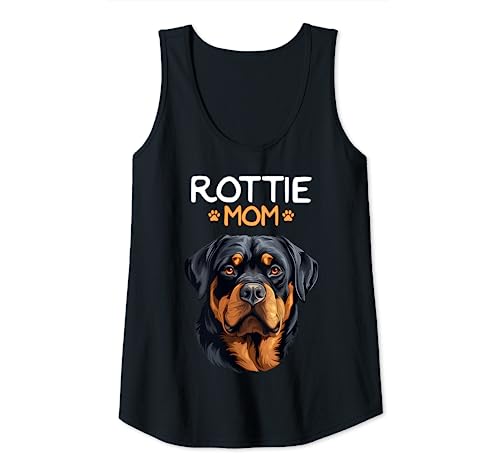 Rottweiler Mama Hunde Rottie Mom Frauchen Damen Tank Top von Süße Rottweiler Hund Geschenke