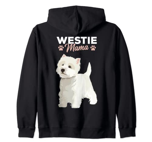 West Highland White Terrier Westie Mama Hund Frauchen Kapuzenjacke von Süße West Highland Terrier Hunde Geschenke