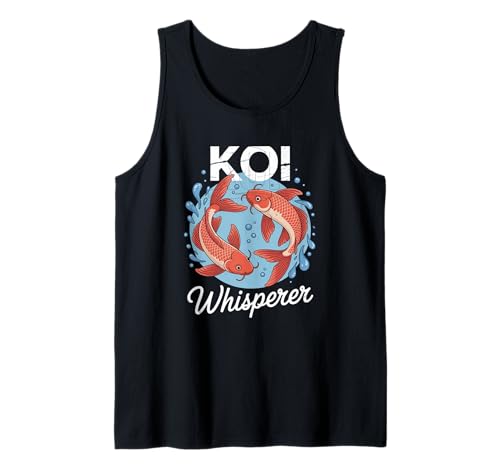 Koi Fisch Männer Frauen cool Koi Whisperer Design Tank Top Koi Fisch Männer Frauen cool Koi Whisperer Design Tank Top von Süße japanische Meerestier -Haustier Liebe