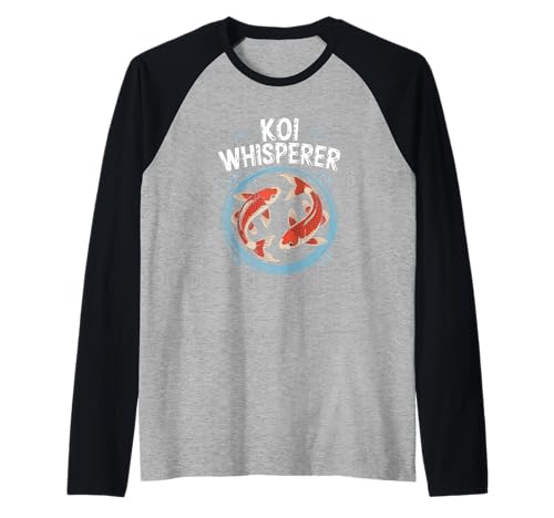 Koi Fish Männer Frauen kühl Koi Whisperer Raglan Koi Fish Männer Frauen kühl Koi Whisperer Raglan von Süße japanische Meerestier -Haustier Liebe