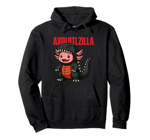 Axolotlzilla süße Axolotl Halloween Kostüm Jungen Mädchen Pullover Hoodie Axolotlzilla süße Axolotl Halloween Kostüm Jungen Mädchen Pullover Hoodie von Süße kawaii axolotl lustige Halloween axolotlzilla
