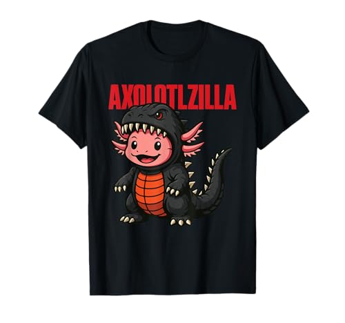 Axolotlzilla süße Axolotl Halloween Kostüm Jungen Mädchen T-Shirt Axolotlzilla süße Axolotl Halloween Kostüm Jungen Mädchen T-Shirt von Süße kawaii axolotl lustige Halloween axolotlzilla