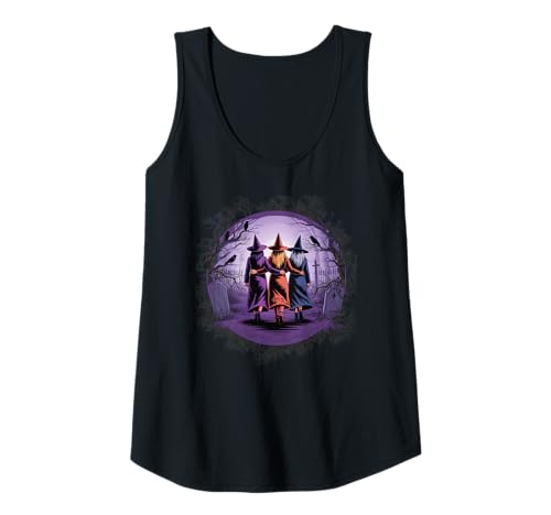 Damen Hexenurlaub gruselige Hexen Halloween Tank Top von Süße und freche benutzerdefinierte Gibutiquen