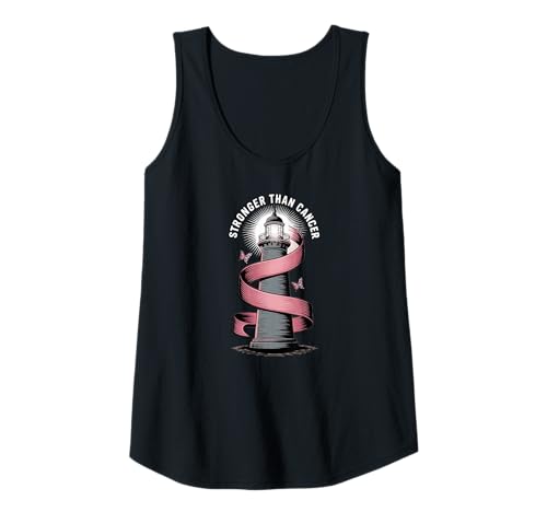 Damen Inspirierend stärkeres Zitat -Breast -Cancer -Bewusstsein Tank Top von Süße und freche benutzerdefinierte Gibutiquen