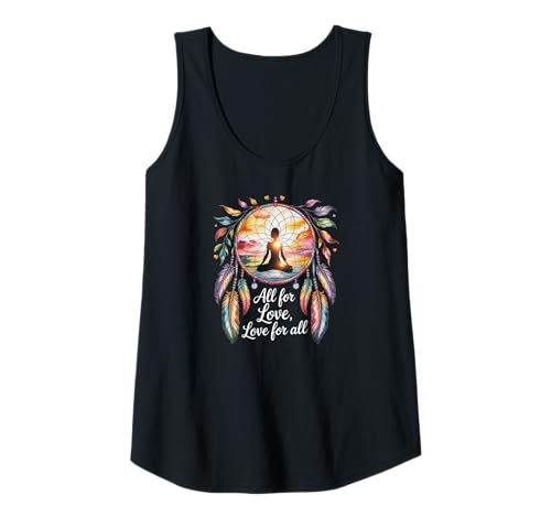 Damen Meditationsgrafik Boho Tank Top von Süße und freche benutzerdefinierte Gibutiquen