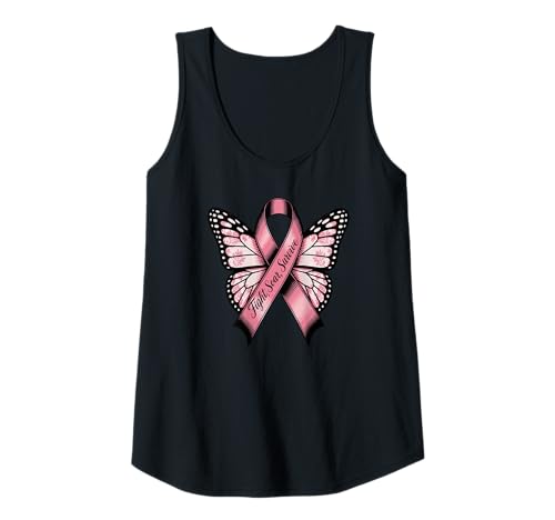 Damen Unterstützung von Frauen, die das Bewusstsein von Brustkrebs Tank Top von Süße und freche benutzerdefinierte Gibutiquen