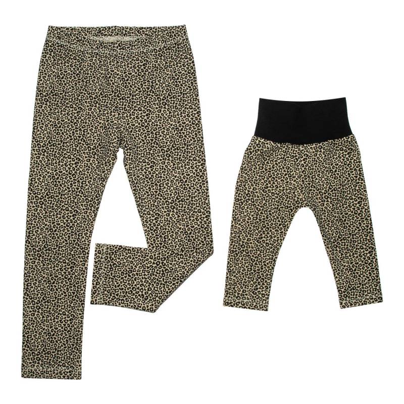 Leggings Leopardenmuster Animalprint - Geschenk Geburt Babyparty Baby Mädchen Gr. 50 Bis 158 Stoffauswahl Oeko-Tex Standard Stoff von SuesseZwerge