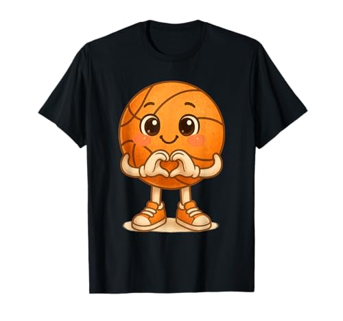 Basketball mit Herz Händen - Basketballerin Kinder T-Shirt Basketball mit Herz Händen - Basketballerin Kinder T-Shirt von Süßer Basketball mit Herz Händen