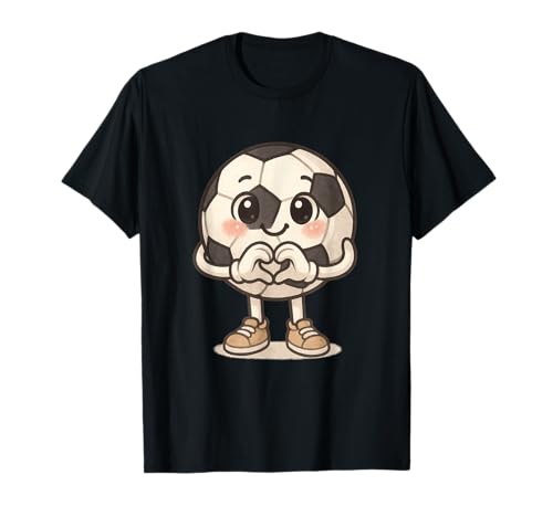Fußball mit Herz Händen - Fußballerin Kinder T-Shirt Fußball mit Herz Händen - Fußballerin Kinder T-Shirt von Süßer Fußball mit Herz Händen