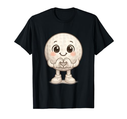 Golfball mit Herz Händen - Golf für Kinder Golfer T-Shirt Golfball mit Herz Händen - Golf für Kinder Golfer T-Shirt von Süßer Golfball mit Herz Händen