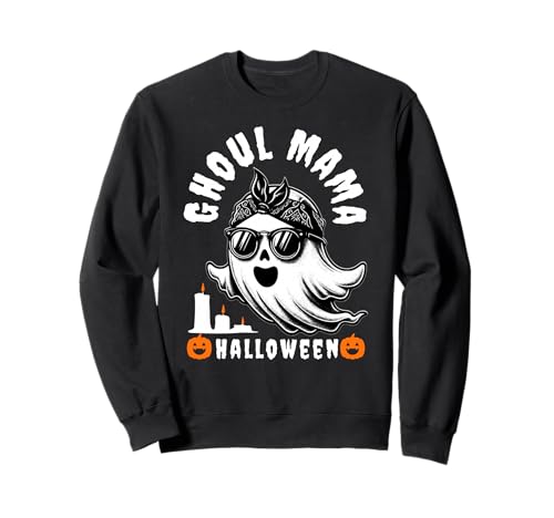 Ghoul Mama Halloween Lustiger Geister Mama Humor Sweatshirt von Süßer Halloween Mama Stil für Frauen